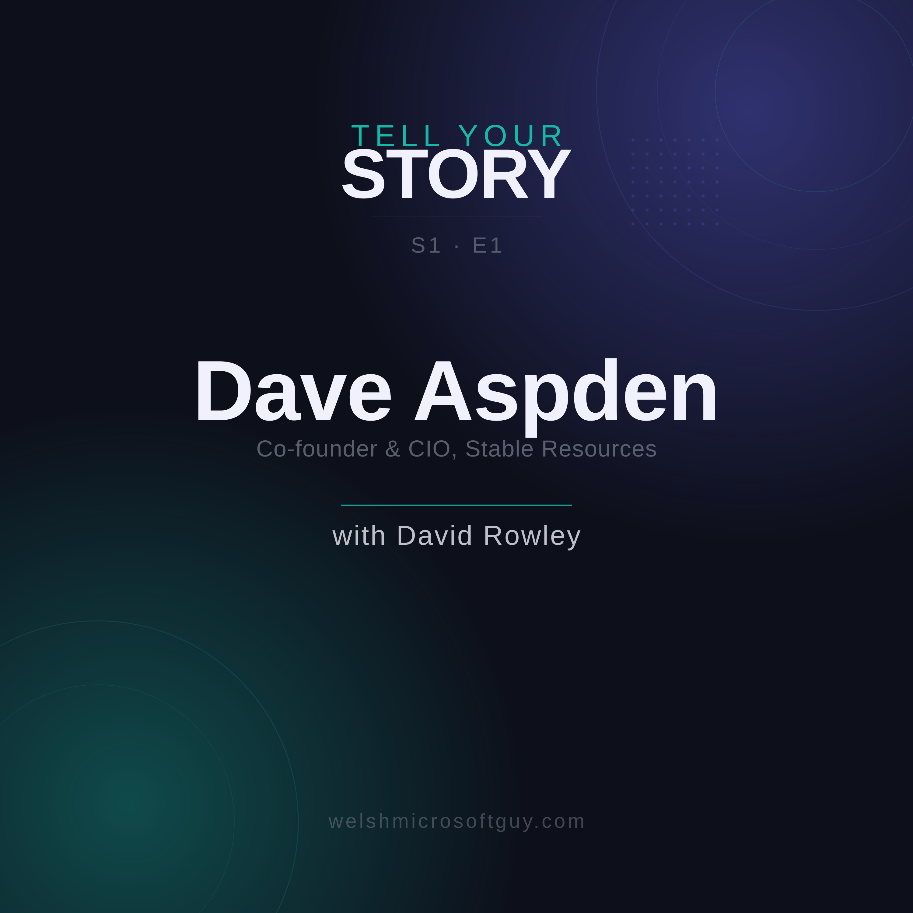 When opportunity knocked, he had two days to... A Conversation with Dave Aspden episode artwork